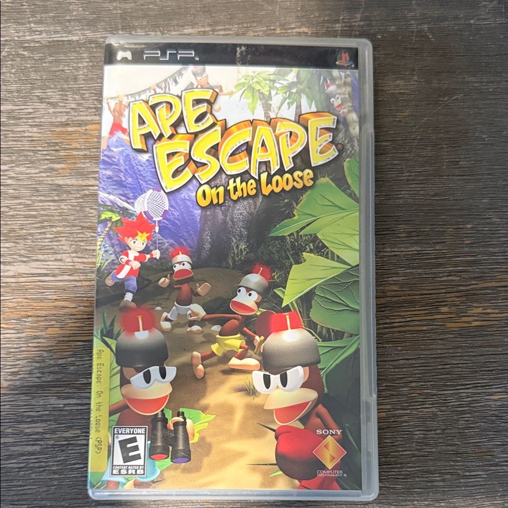 Sony PSP Game - Ape Escape On the Loose with Red and Green